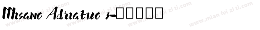 Misano Adriatico 3字体转换